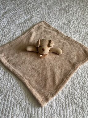 Pro Goleem Plush Puppy Lovey Security Blanket Tan Beige Ultra Soft